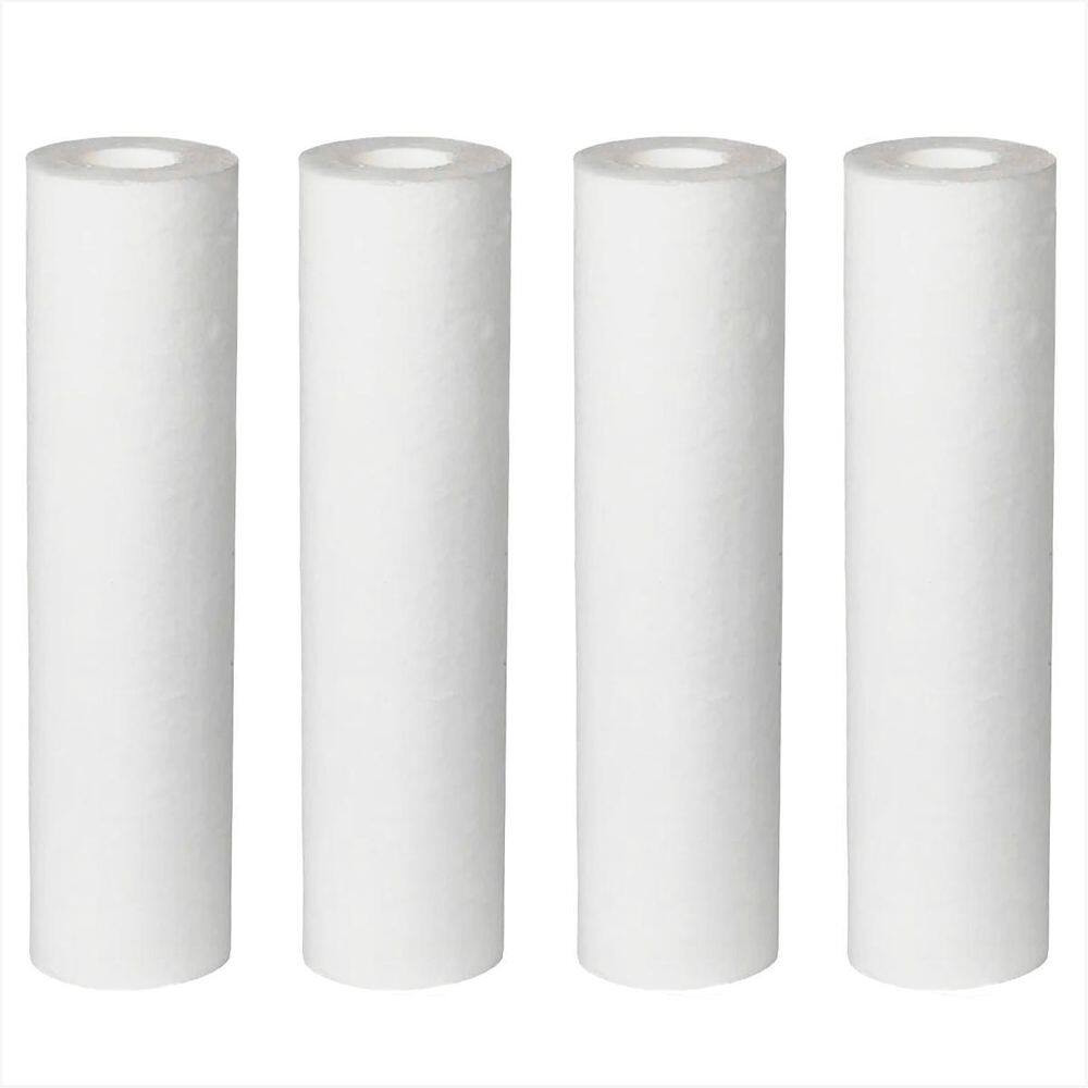 Kit 4 Filtro Refil Pou Cavelete Polipropileno Liso 9 3/4 5 M