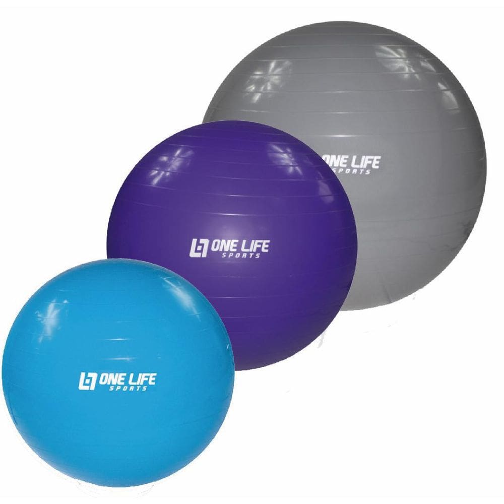 Kit Com 3 Bolas De Pilates 55Cm 65Cm E 75 Cm