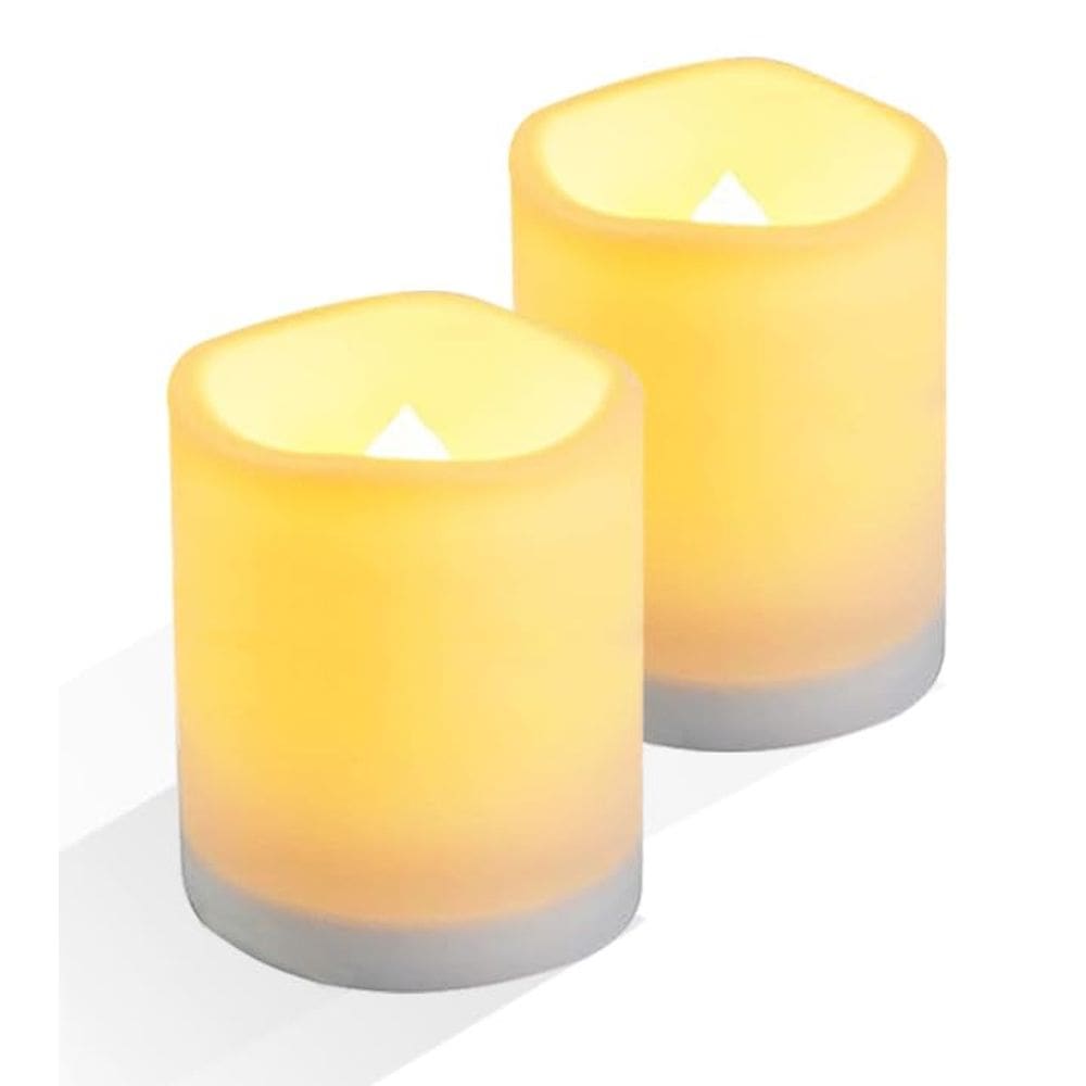 Conjunto de velas alimentadas por energia solar Salipt Waterproof LED Flameless