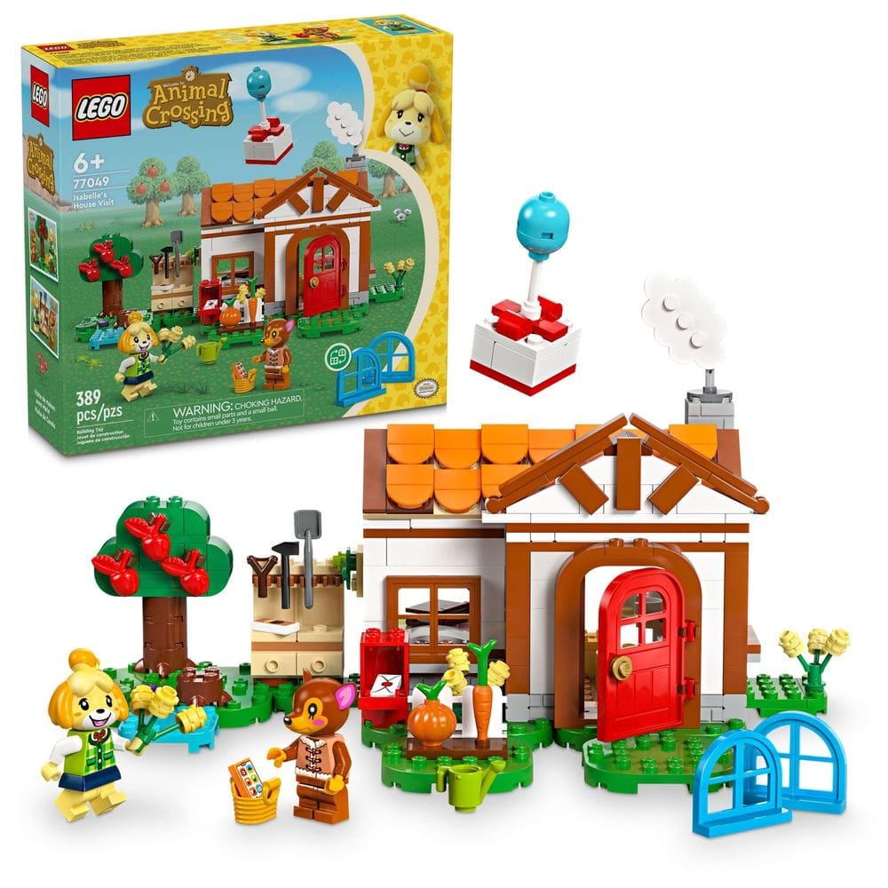 Brinquedo LEGO Animal Crossing Visita à casa de Isabelle 77049