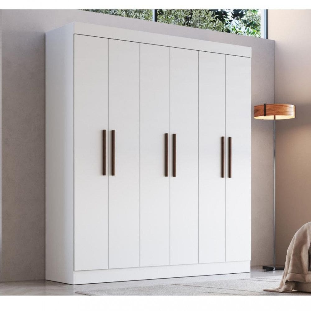 Guarda Roupa Casal 6 Portas 100 MDF New Xangai Doripel