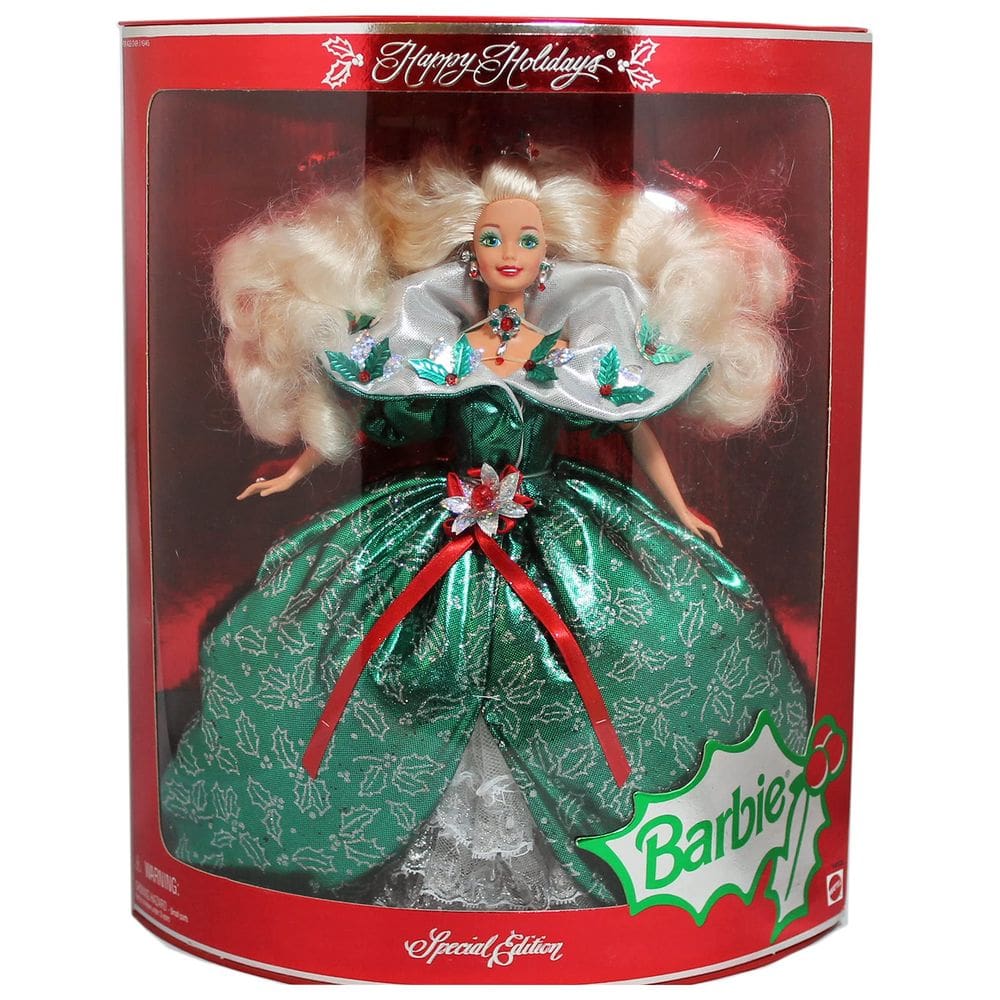 Boneca Barbie Happy Holidays Edição Especial (1995) Mattel