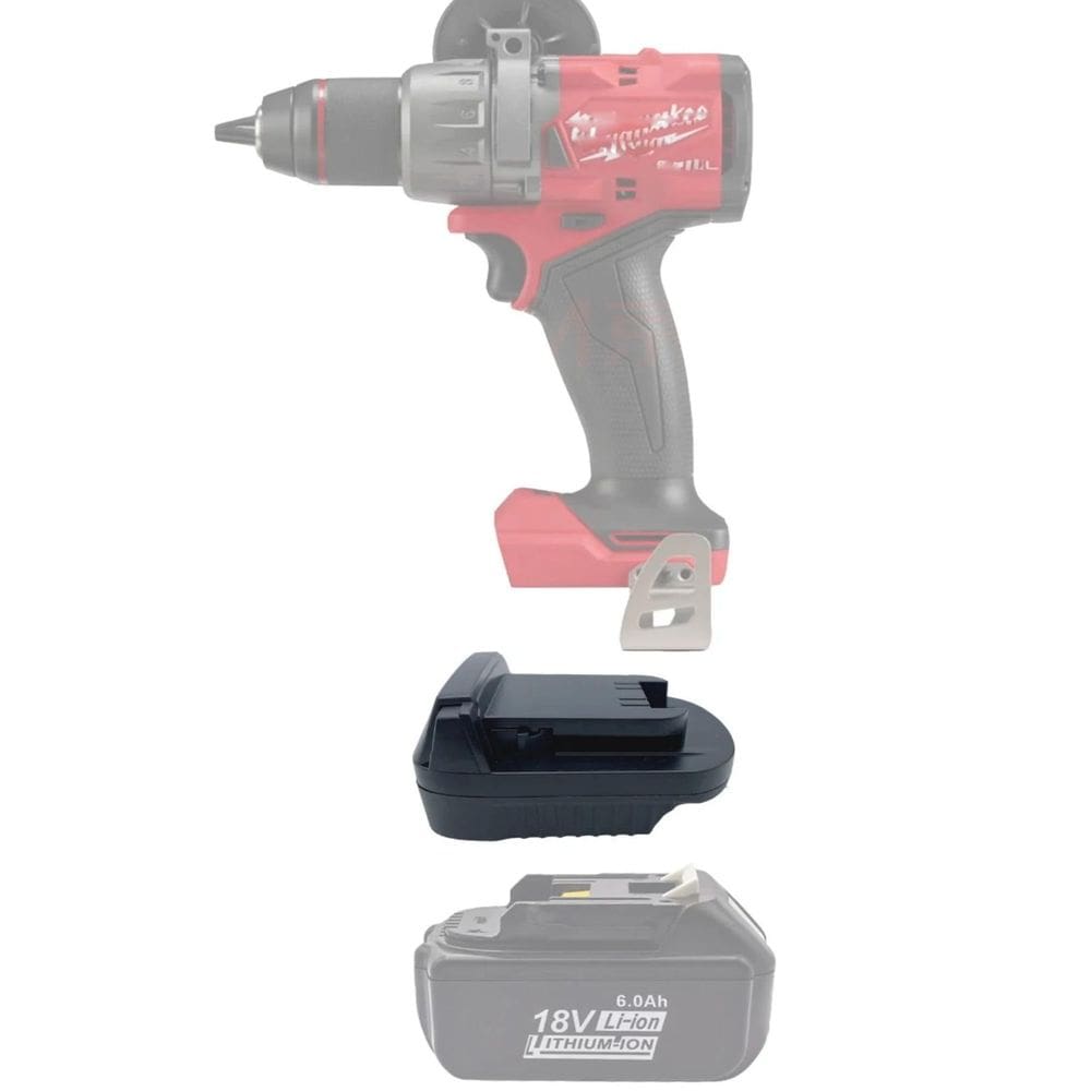 Adaptador de bateria MAKBOS para Makita 18V para Milwaukee M18 18V
