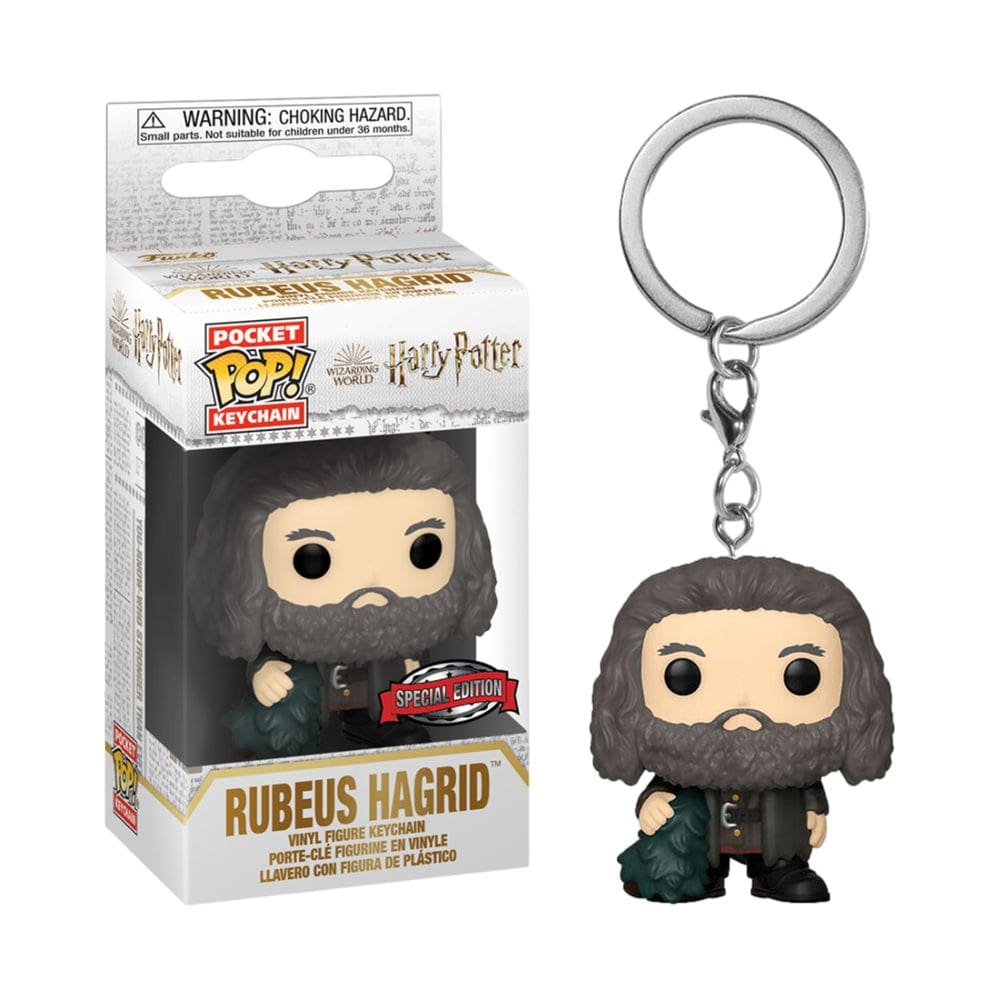 Chaveiro Funko POP! Férias de Harry Potter Rubeus Hagrid