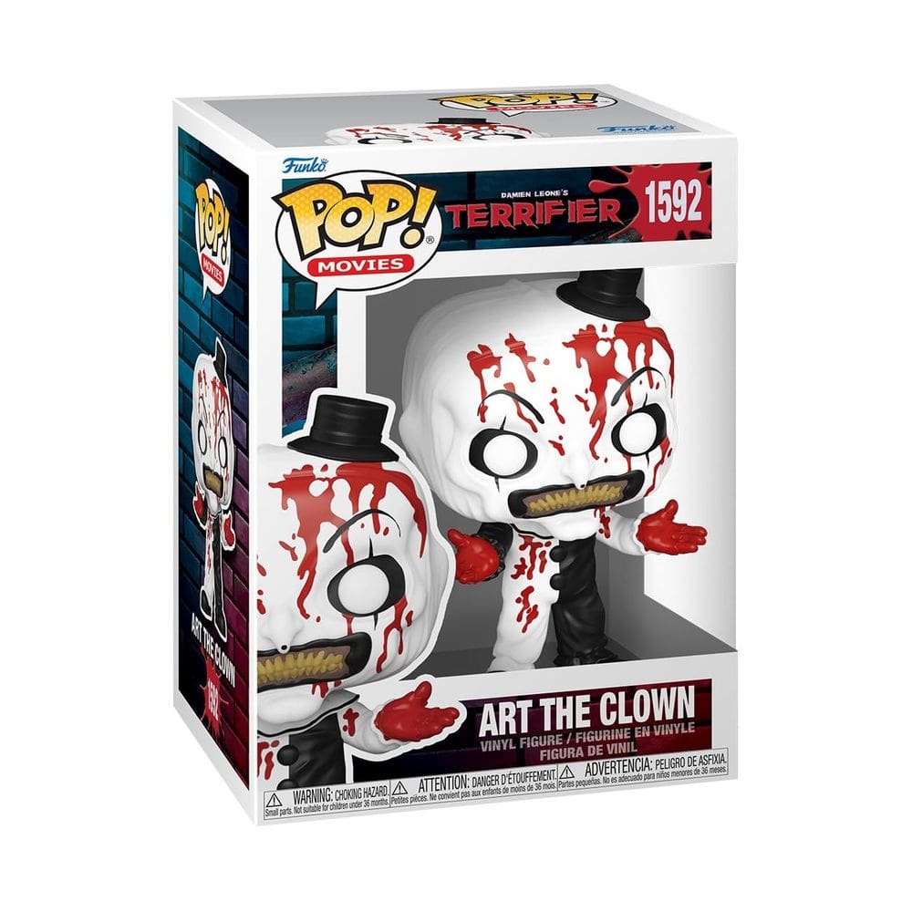 Boneco de vinil Funko Pop! Filmes: Terrifier Art The Clown