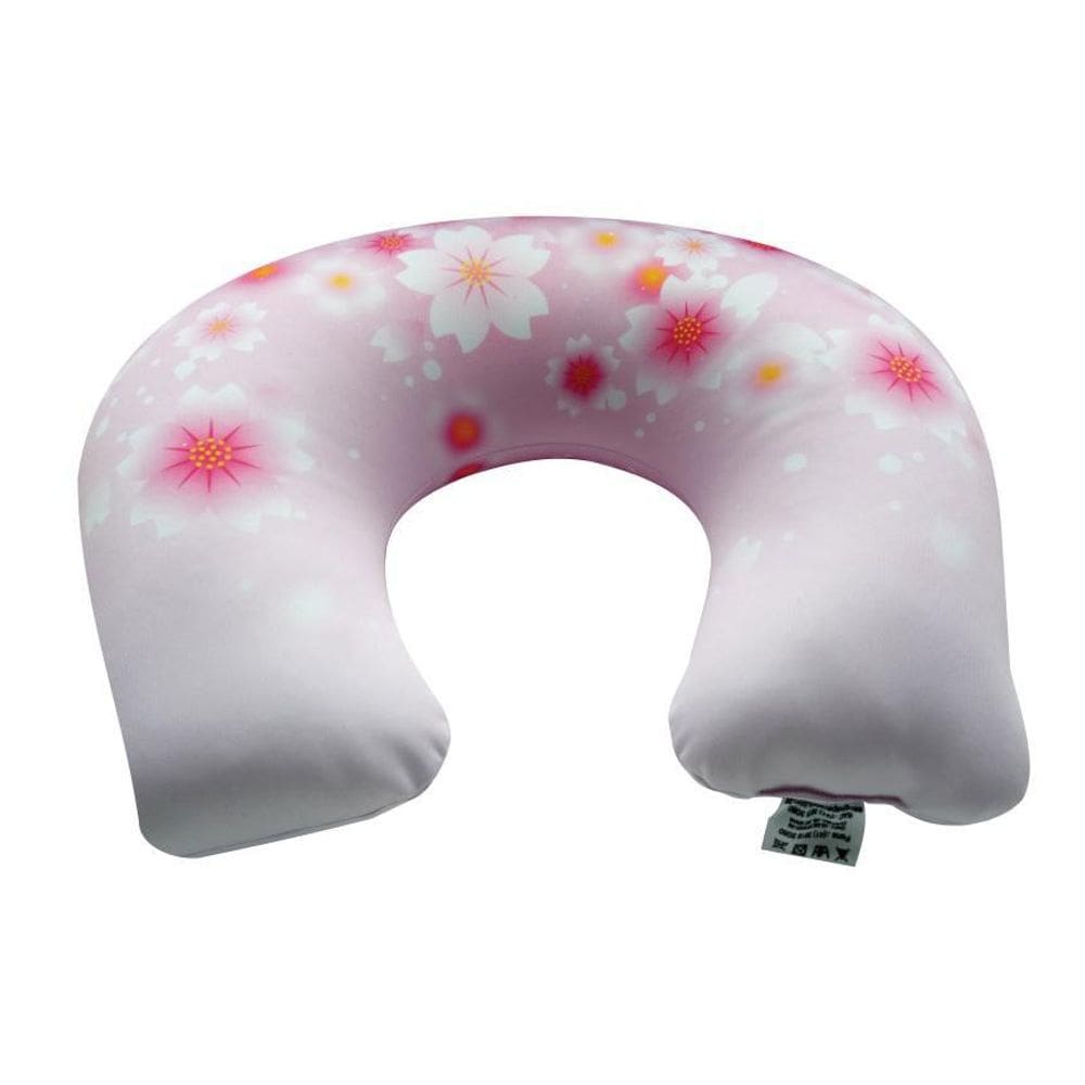 Almofada De Amamentação Sapeca Kids Rosa Flores 35X50X12