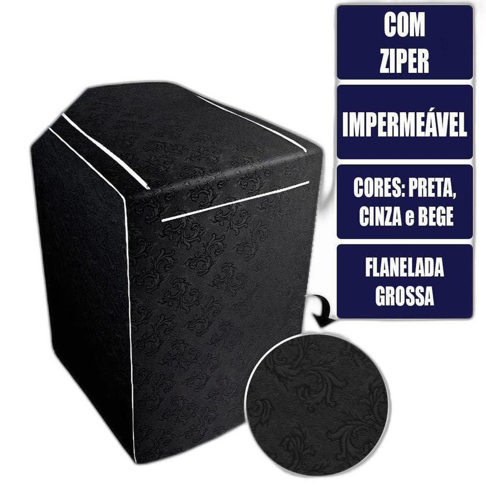 Capa Máquina De Lavar Electrolux Brastemp Consul 13 Á 17Kg