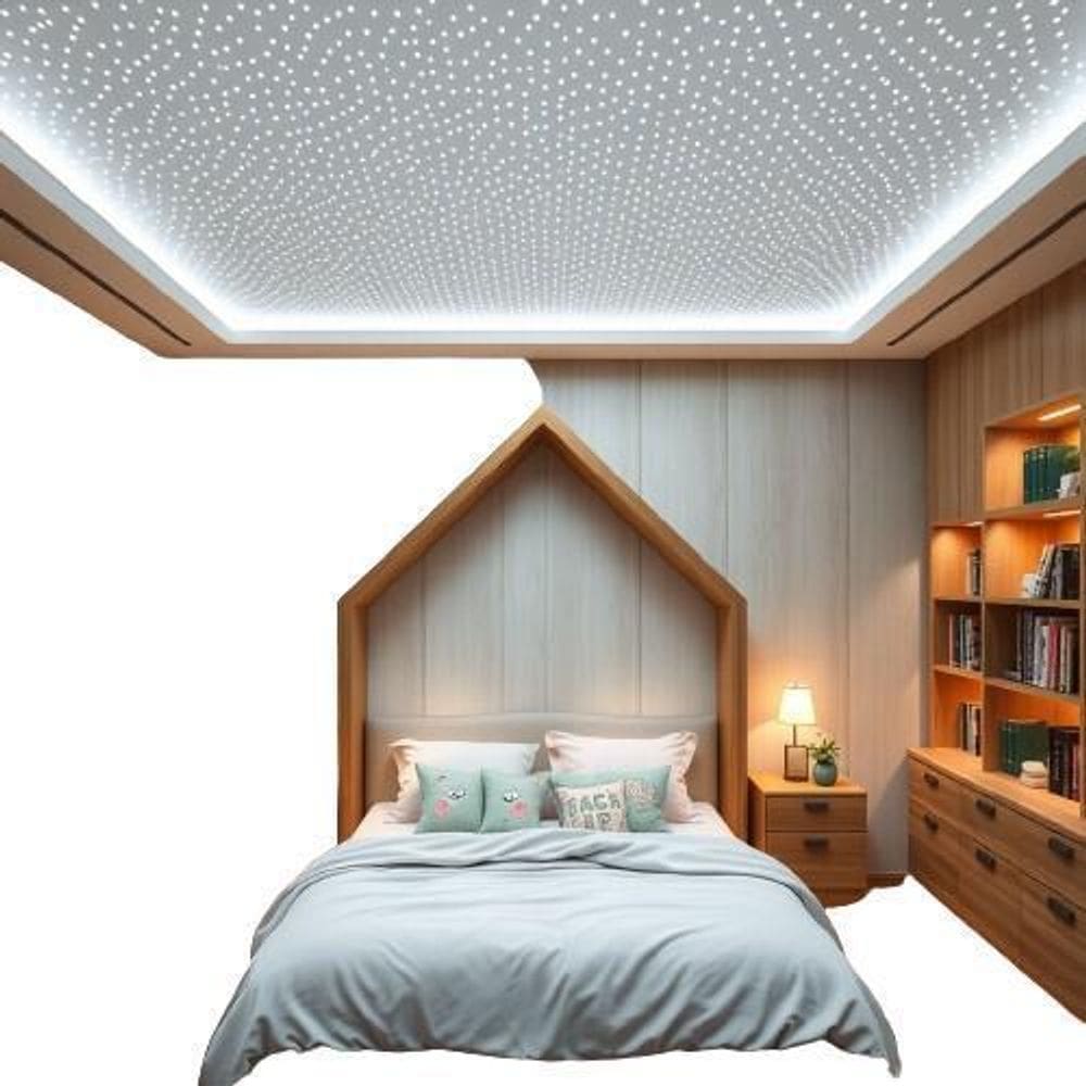 Kit Reluzente 400 Fibra Ótica Rgb Iluminação Decorativa