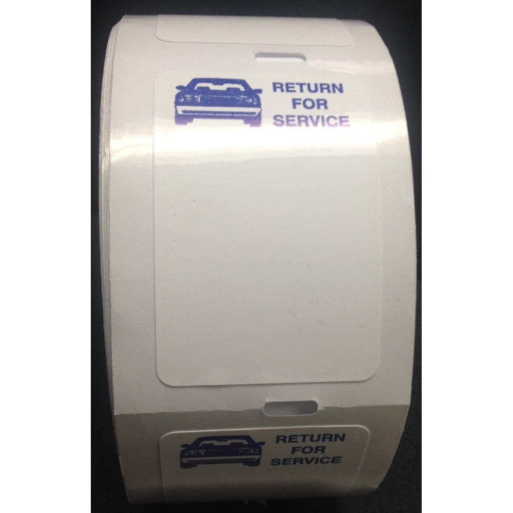 Etiquetas A Plus Static Cling Return for Service White 500