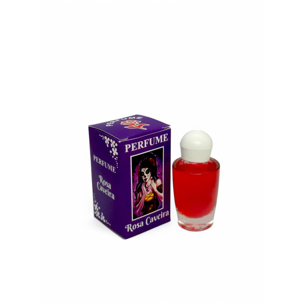 Essência Perfume Rosa Caveira Ajuda na Vida Espiritual 10ml