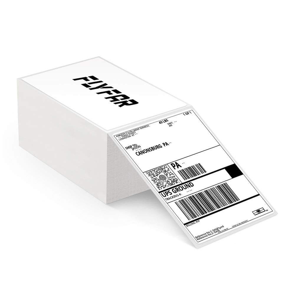 Etiquetas de envio FLYFAR 4x6 Thermal para impressora térmica 500