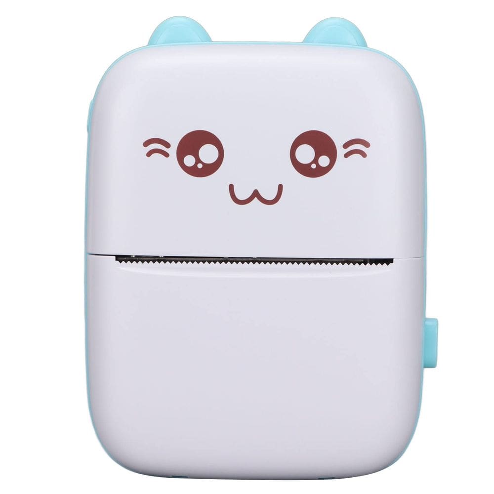 Impressora de etiquetas Luqeeg C9 Portable Mini Thermal 200DPI azul
