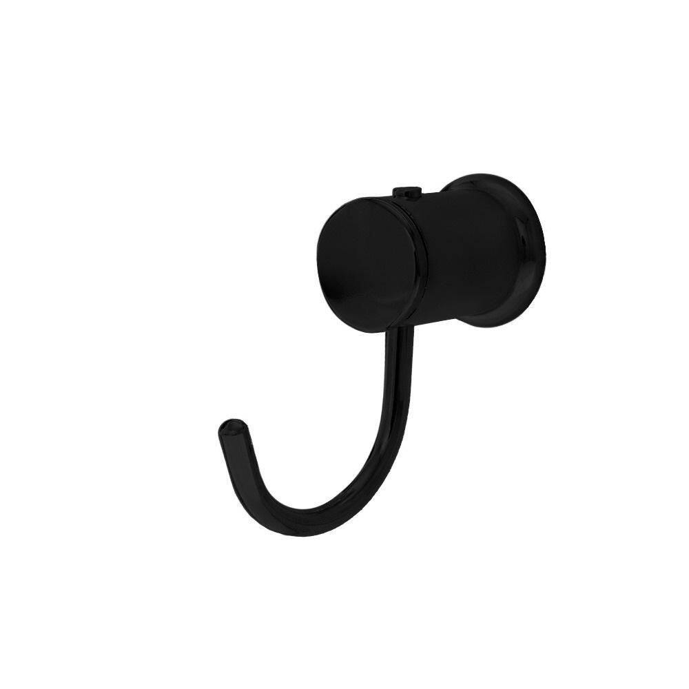 Cabide Gancho Objeto Para Banheiro Luxo Preto Fosco