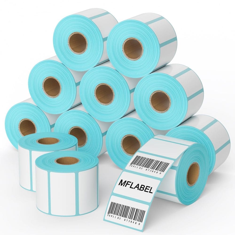 Etiquetas térmicas MFLABEL 5,7x3,2 cm para código de barras UPC 60 rolos