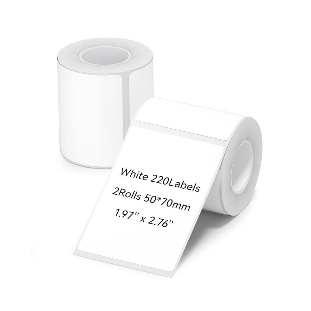 Papel para etiquetagem térmica NIIMBOT 50x70mm branco, 2 pacotes