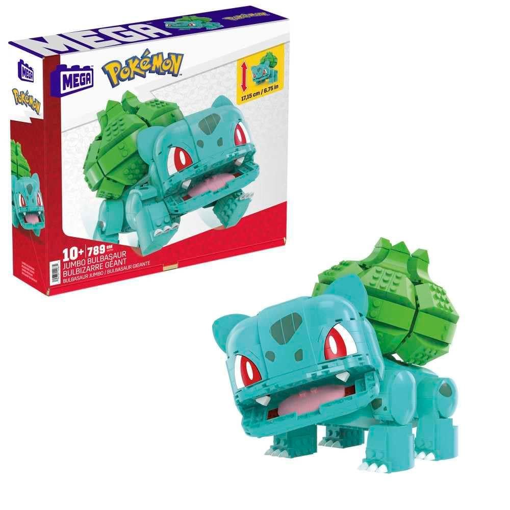 Brinquedo de construção de bonecos de ação Mattel MEGA Pokémon Bulbasaur