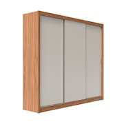 Guarda-Roupa Casal Montclair Flex 3 PT 8 GV Off White e Canela