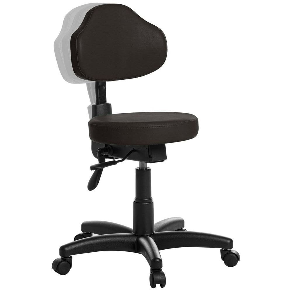 Cadeira Mocho Plus Ergonômica Rce Marrom Café