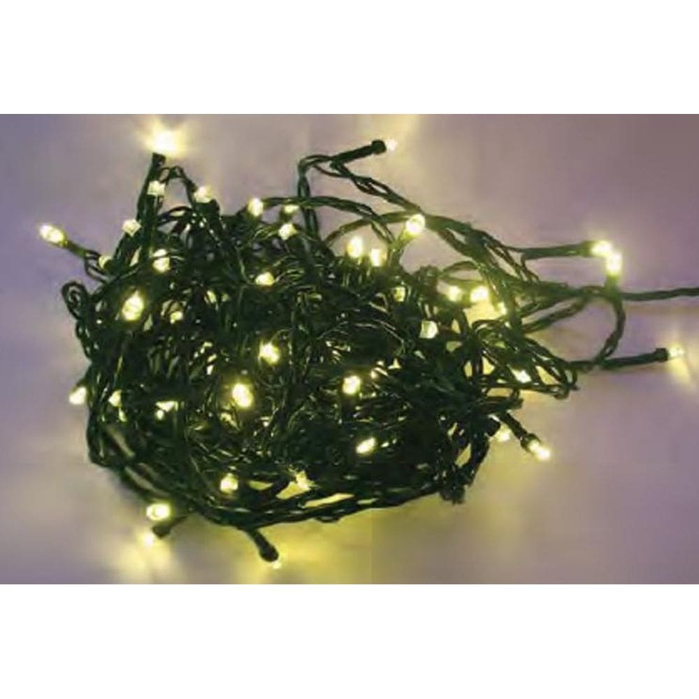 Lâmpada LED Luz de Natal 100 Lâmpadas 10m Fio Verde 127V