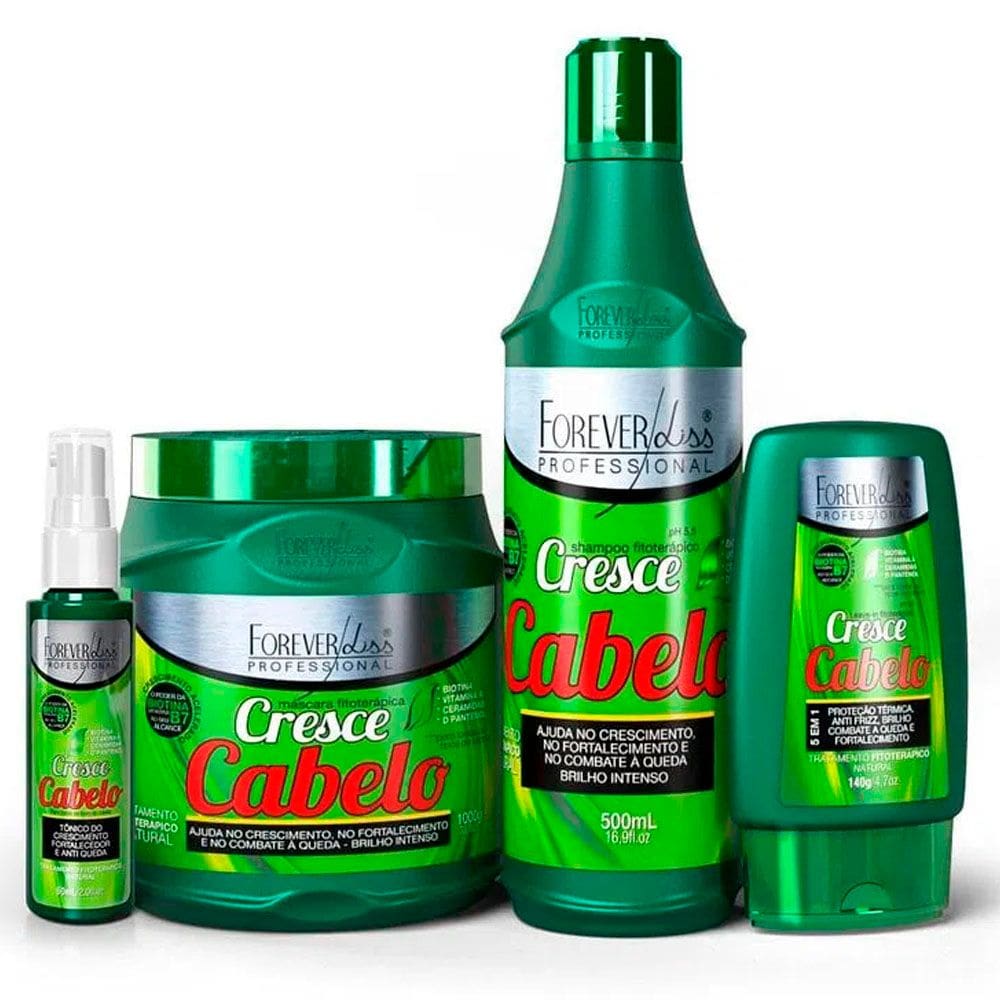 Kit Cresce Cabelo Completo Forever Liss Profissional