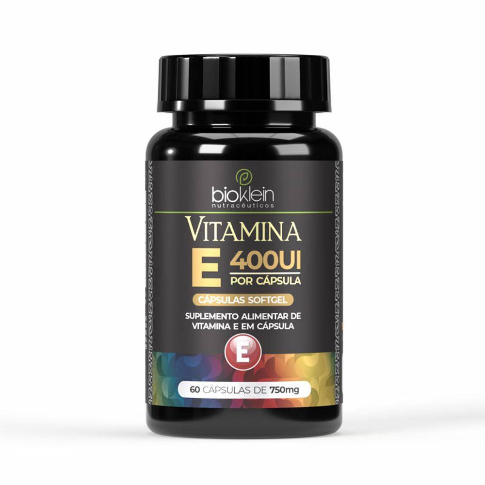 Vitamina E 60 Cápsulas Softgel 400ui - Bioklein