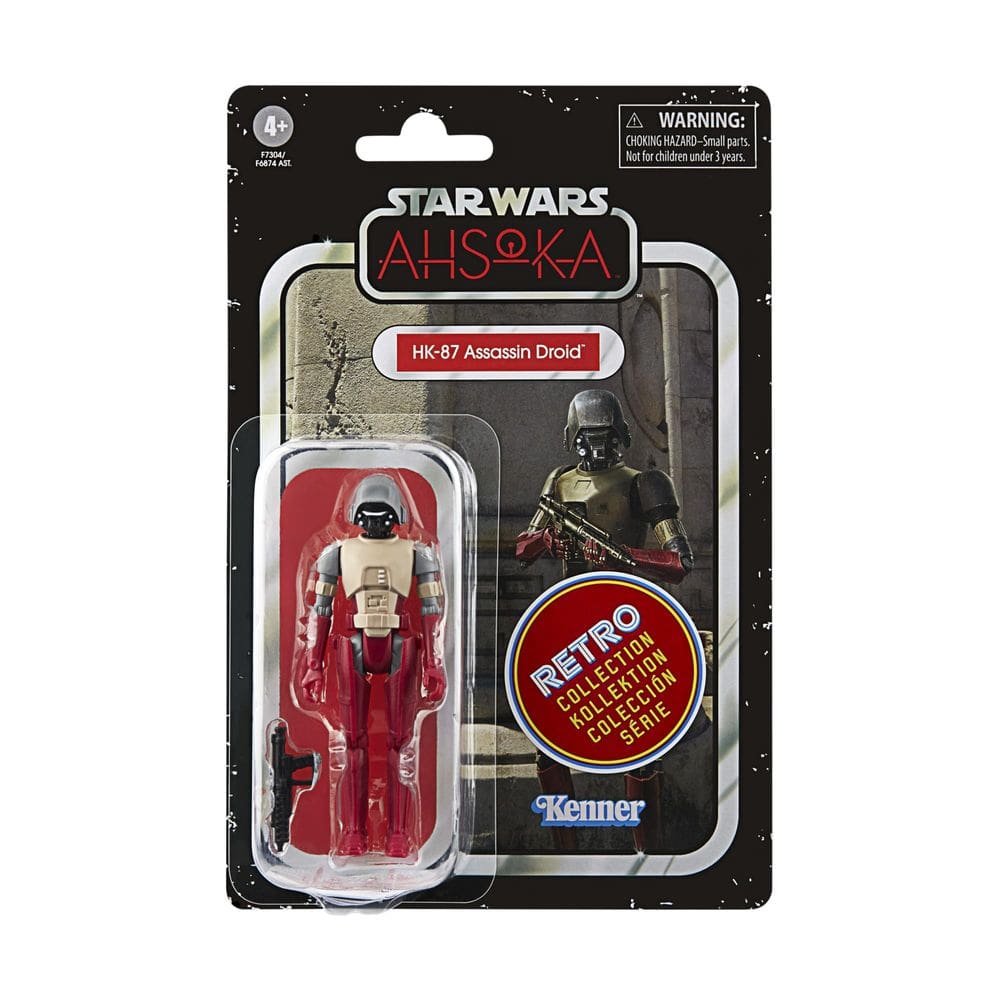 Boneco de ação Hasbro STAR WARS Retro Collection HK-87 Assassin Droid Ahsoka 9,5 cm