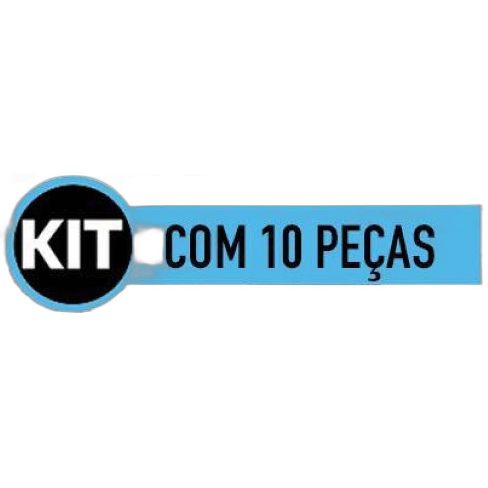 Pacote Com 10 Pecas Bits Allen Longo 3,0Mm X 100Mm Vip