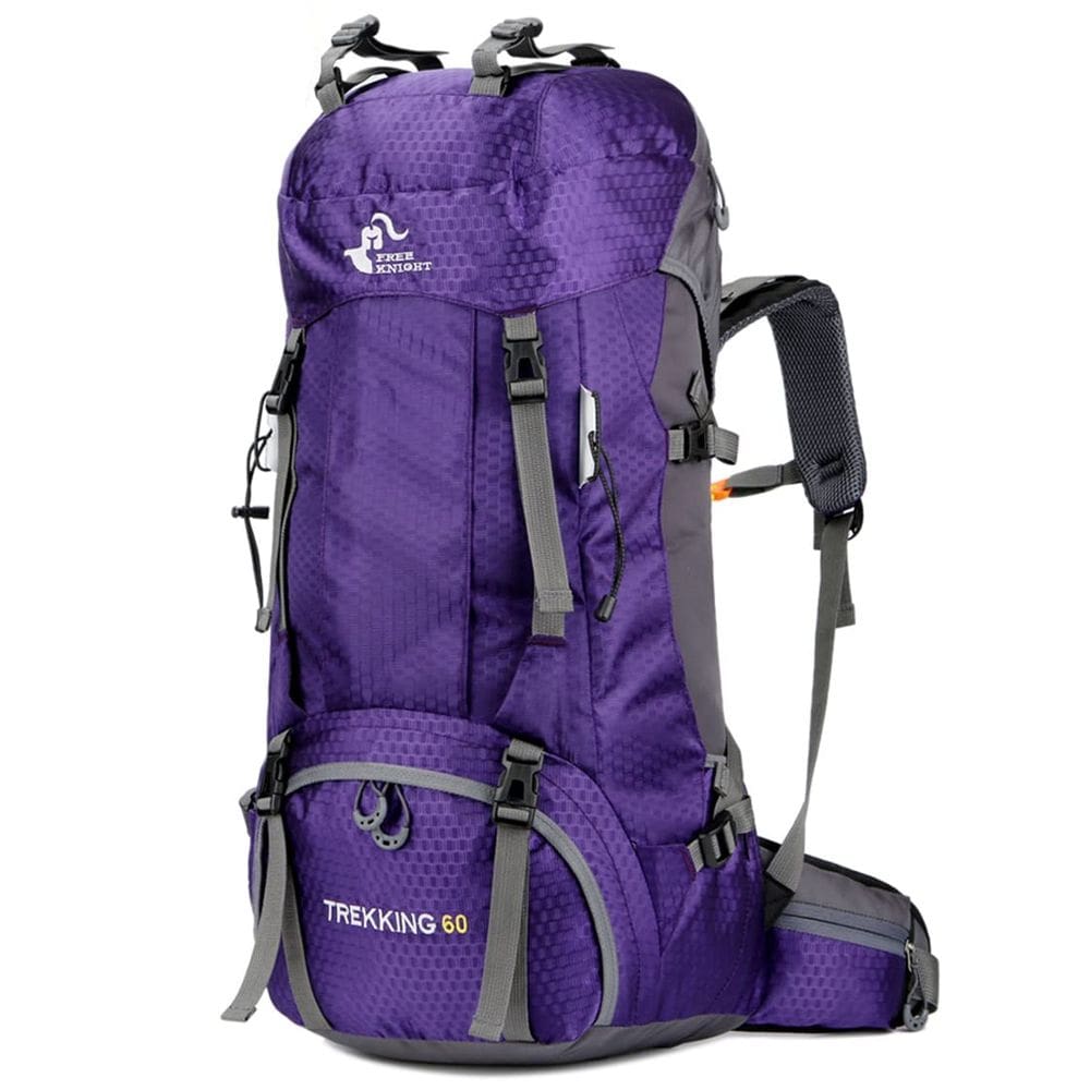 Mochila Beash impermeável 60L para caminhadas e acampamento com capa de chuva
