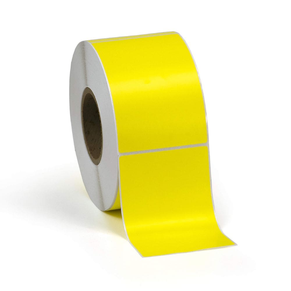 Etiquetas adesivas Direct Thermal Perfeed 4x6 1000/rolo - Amarelo