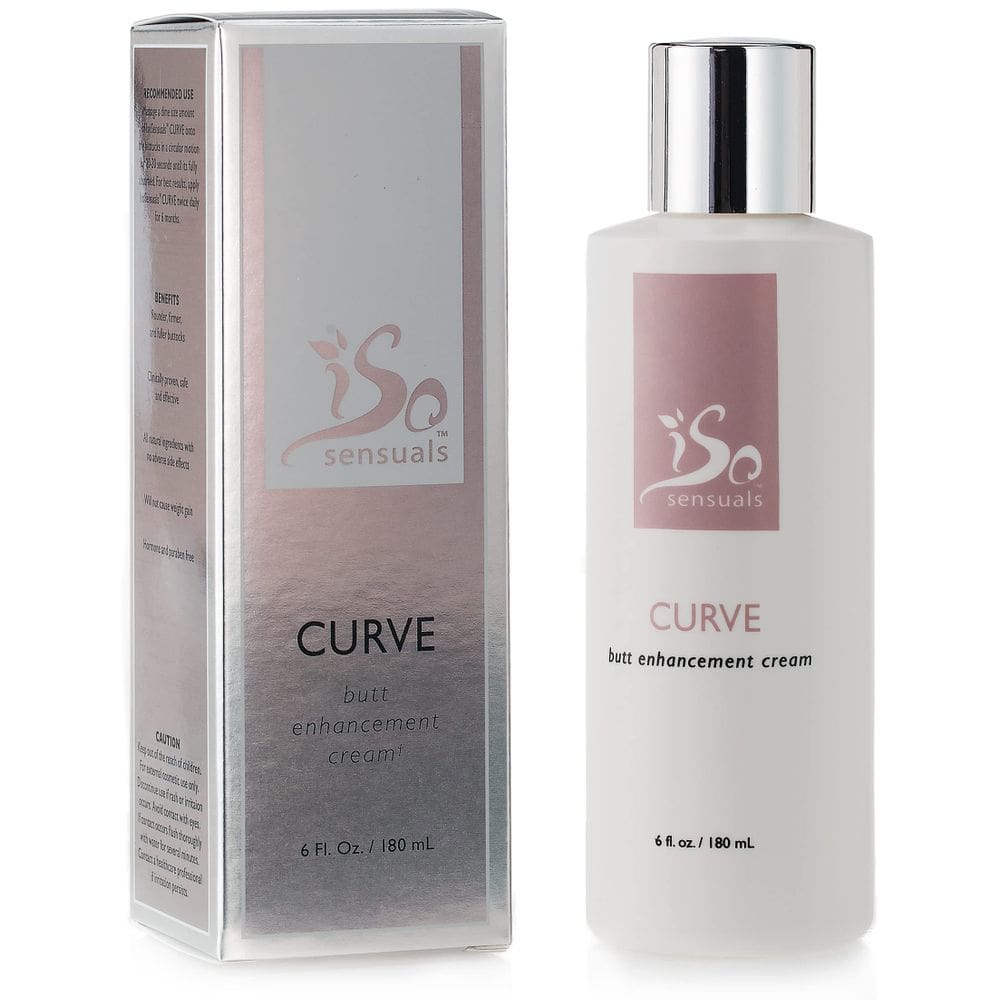 Creme para realçar o bumbum IsoSensuals CURVE 180 ml, fornecimento para 2 meses