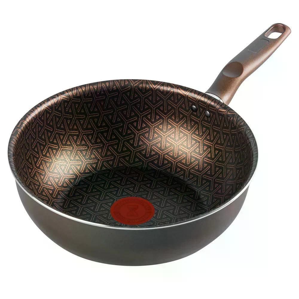 Frigideira Wok Rochedo Expert Chocolate 24cm
