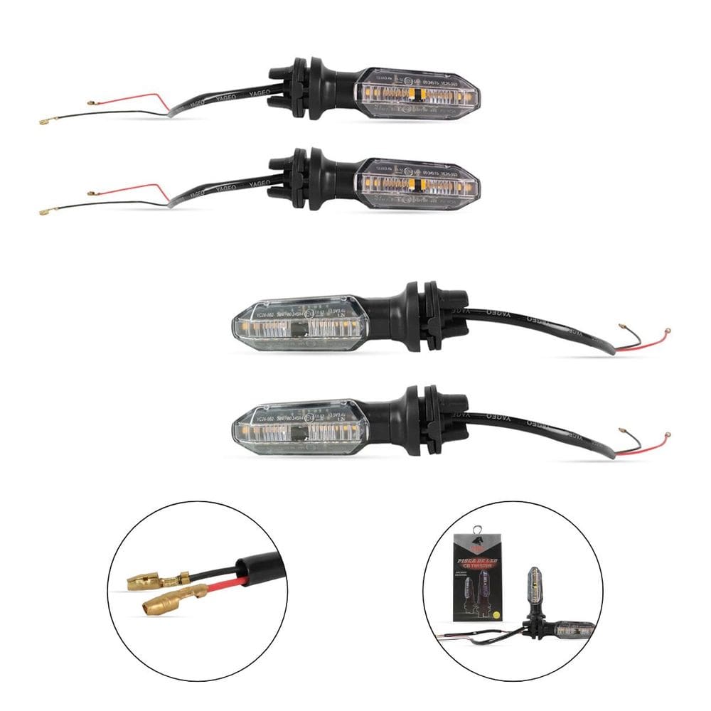 Kit Pisca Led Stallion Dianteiro/Traseiro Cg Titan Fan 150/160 Xre 190/300