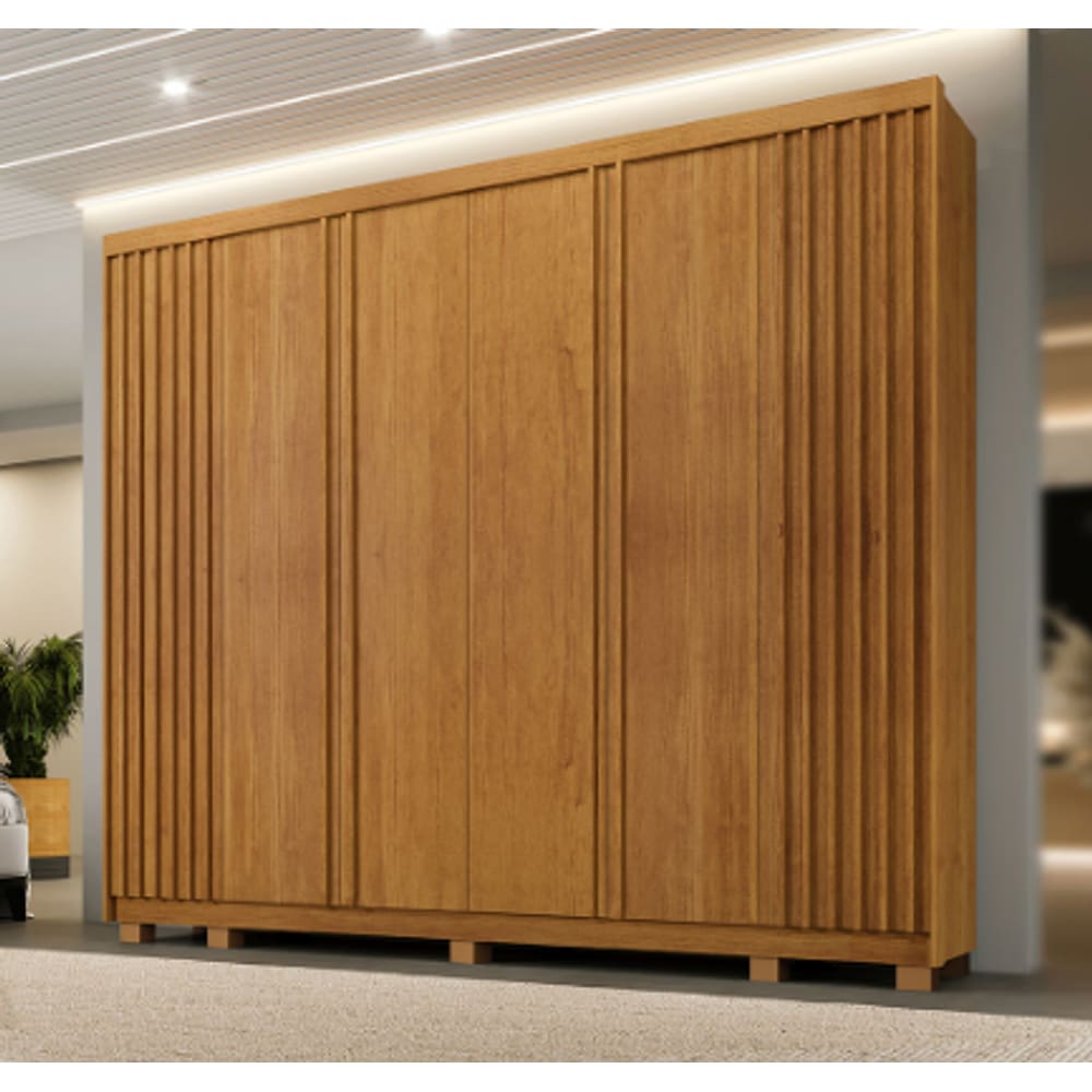 Guarda Roupa Arezzo 6 Portas Benetil Móveis - Cinamomo