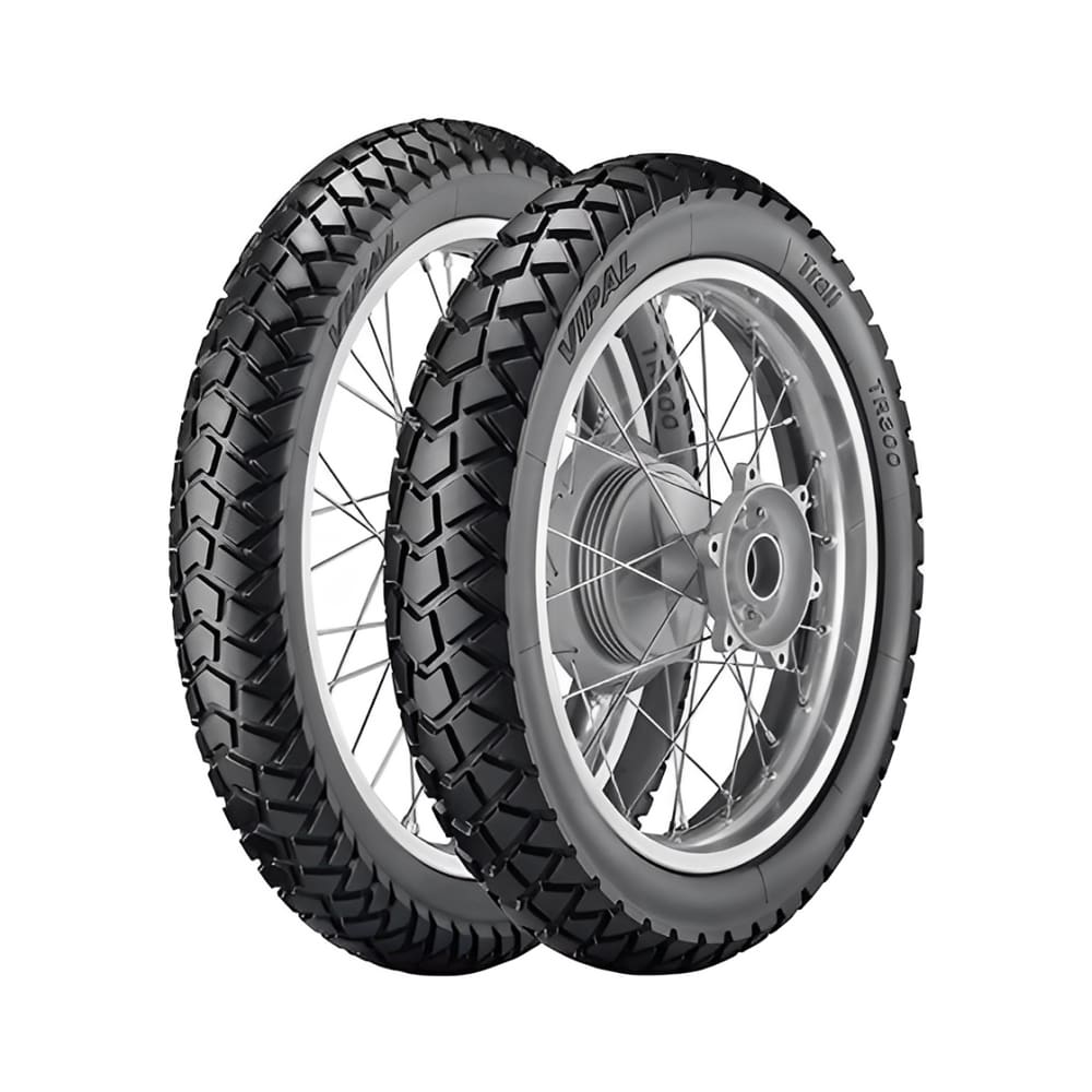 Par Pneu Vipal 90/90-19 E 120/80-18 TR300 Cb400 Cb450 Tdm225