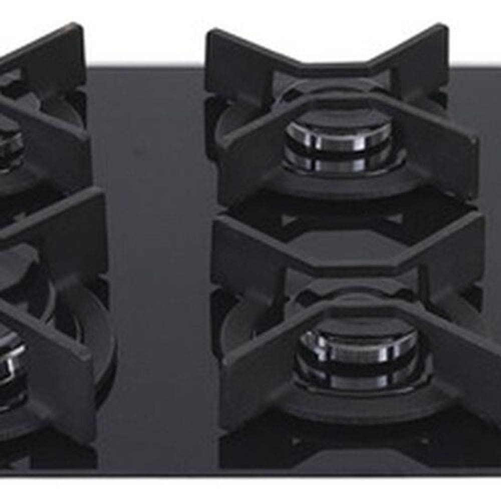 Cooktop A Gas Vidro Infinity 4 Bocas 48x60cm - Fischer