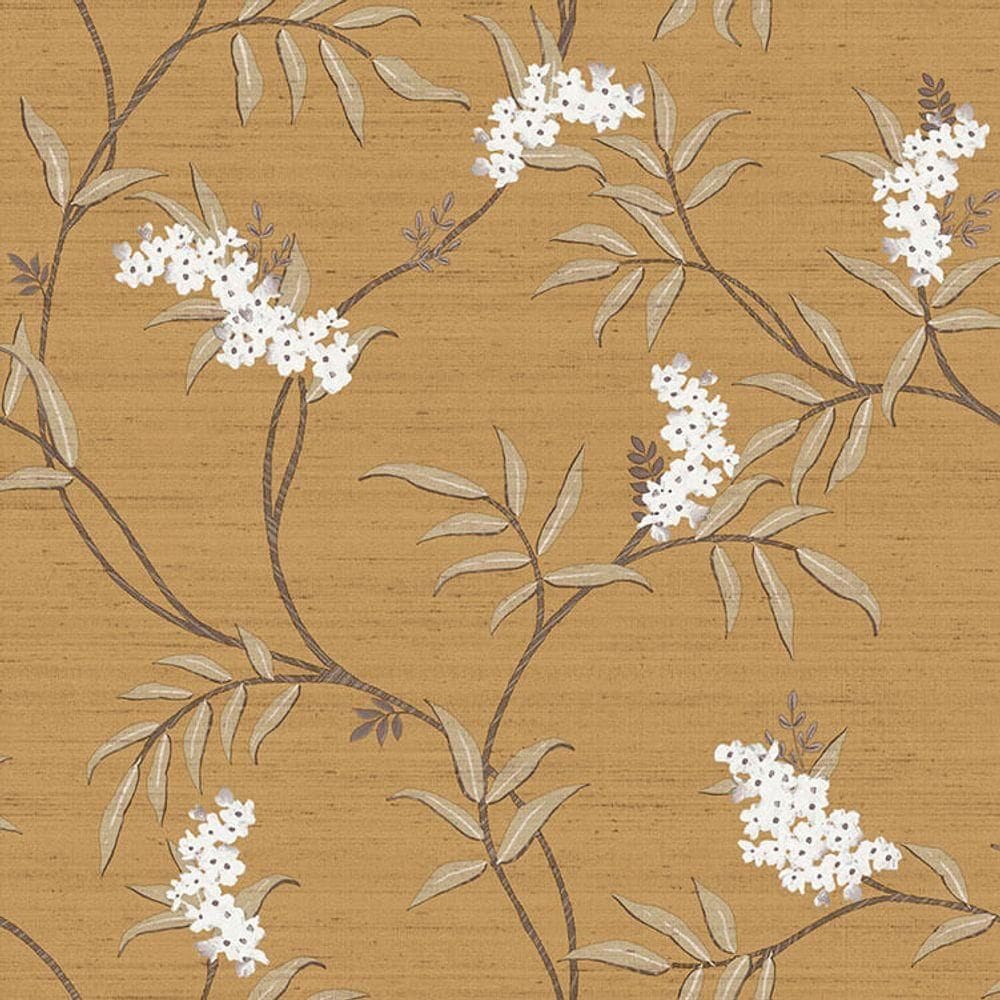 Papel De Parede Tradizioni Floral Amarelo 33307