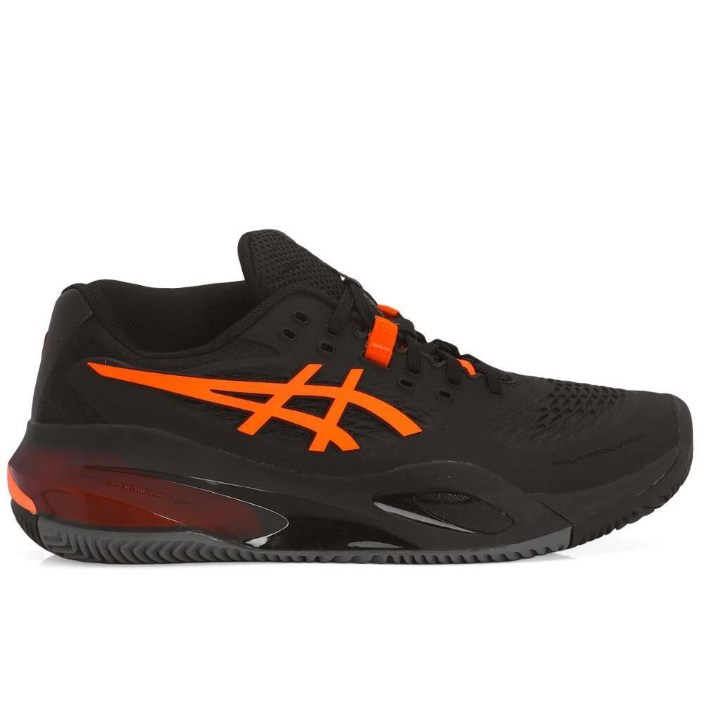 Tênis Asics Gel Resolution X - Clay - Preto e Laranja