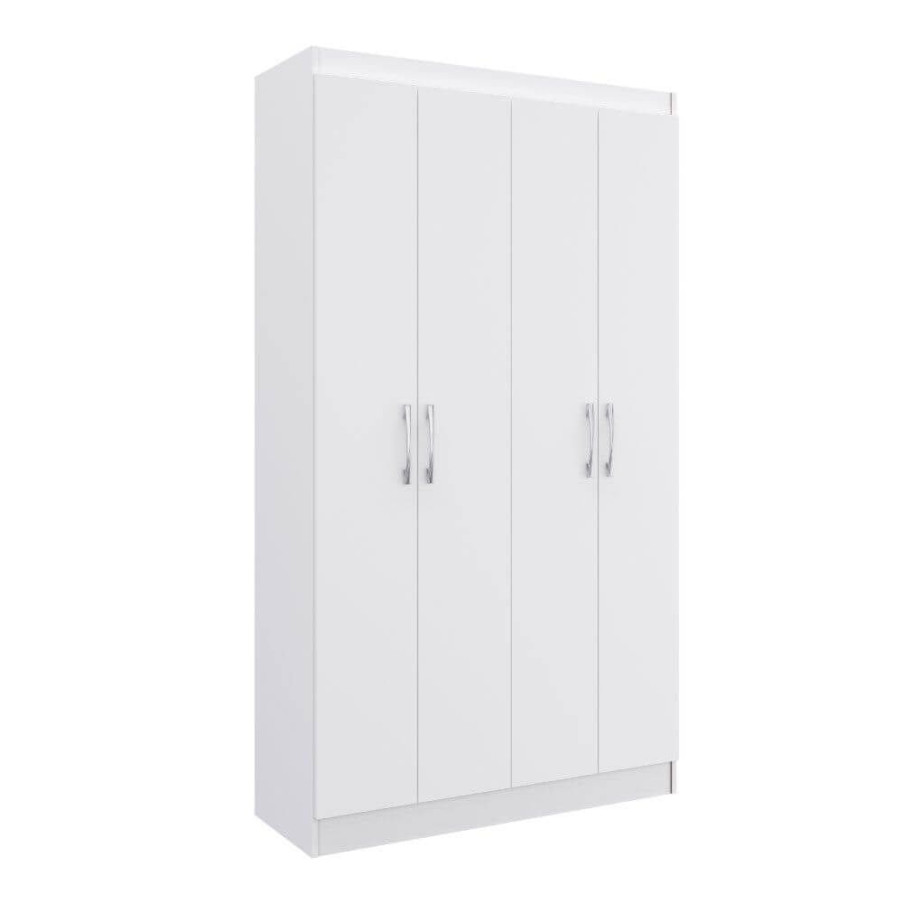 Armário Multiuso Dueto 4 Portas 8 Prateleiras Doripel Cor Branco