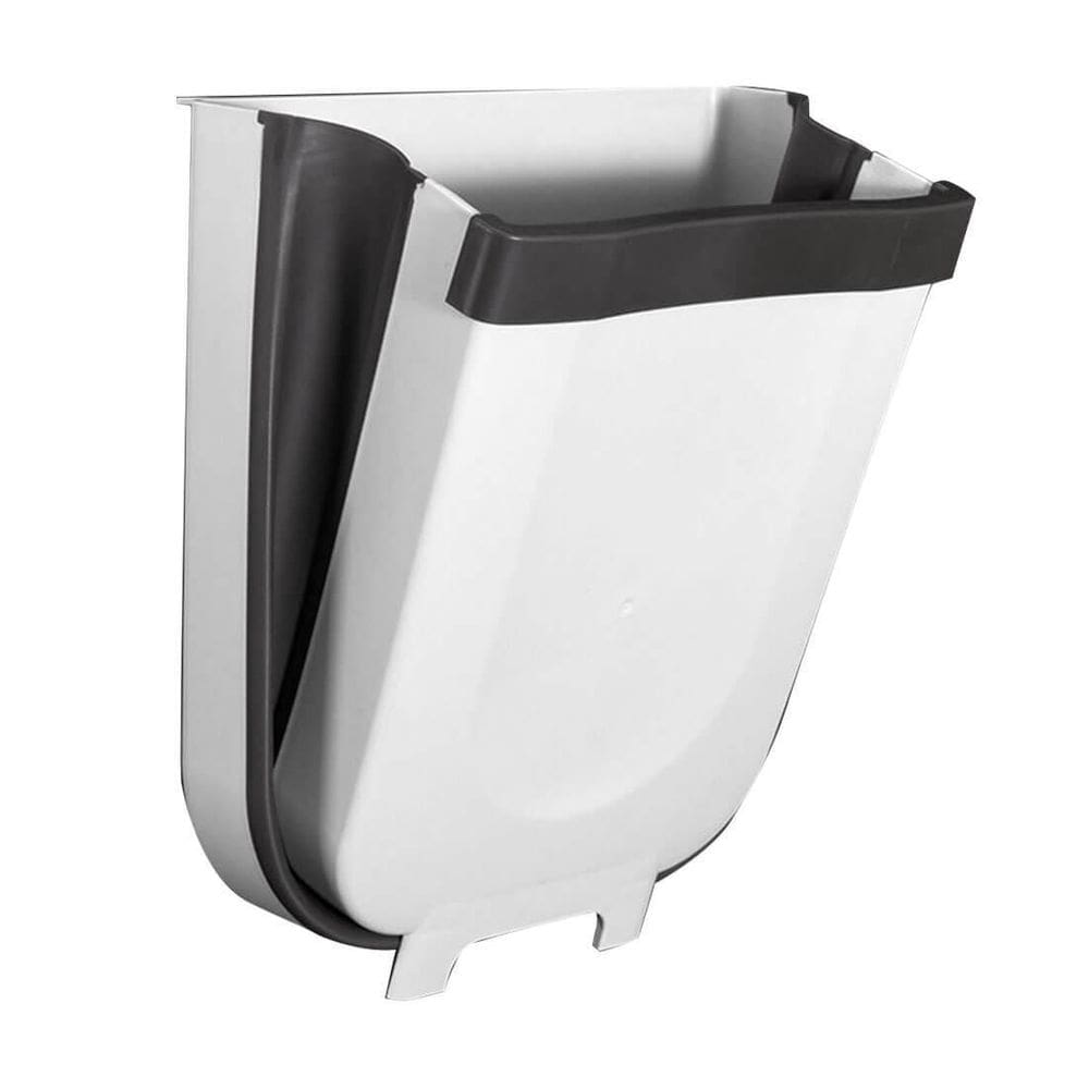 Lixeira Dobrável Retrátil De Pendurar Pia Armário 10L -