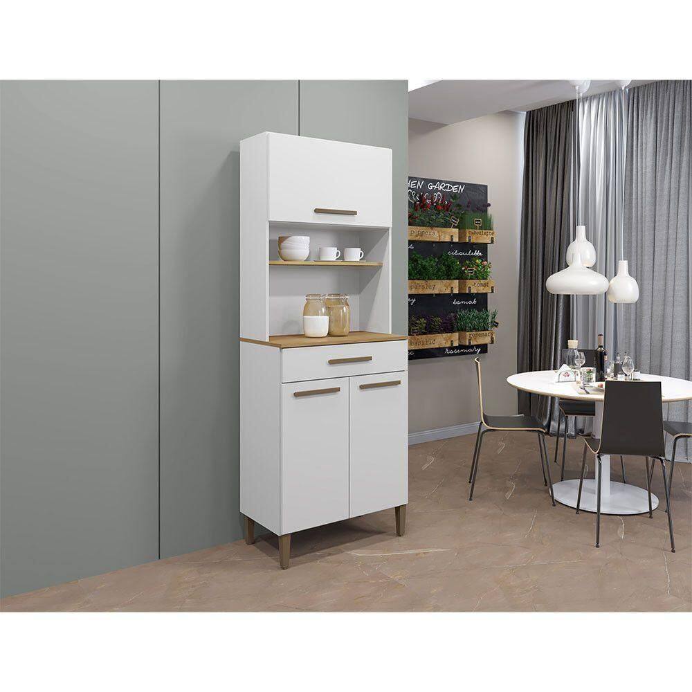 Kit Italia 3 Portas Master Arte Móveis Branco