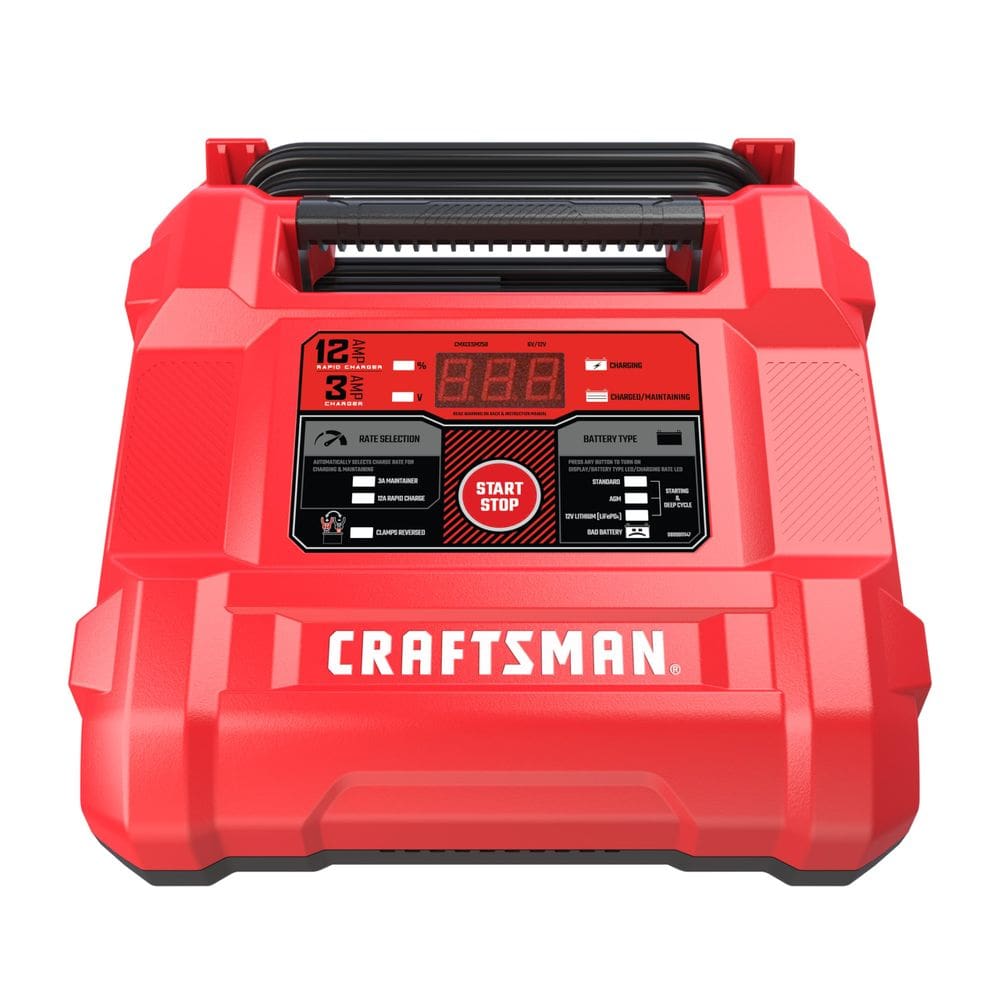 Carregador de bateria CRAFTSMAN CMXCESM258 12A 6/12V para carro