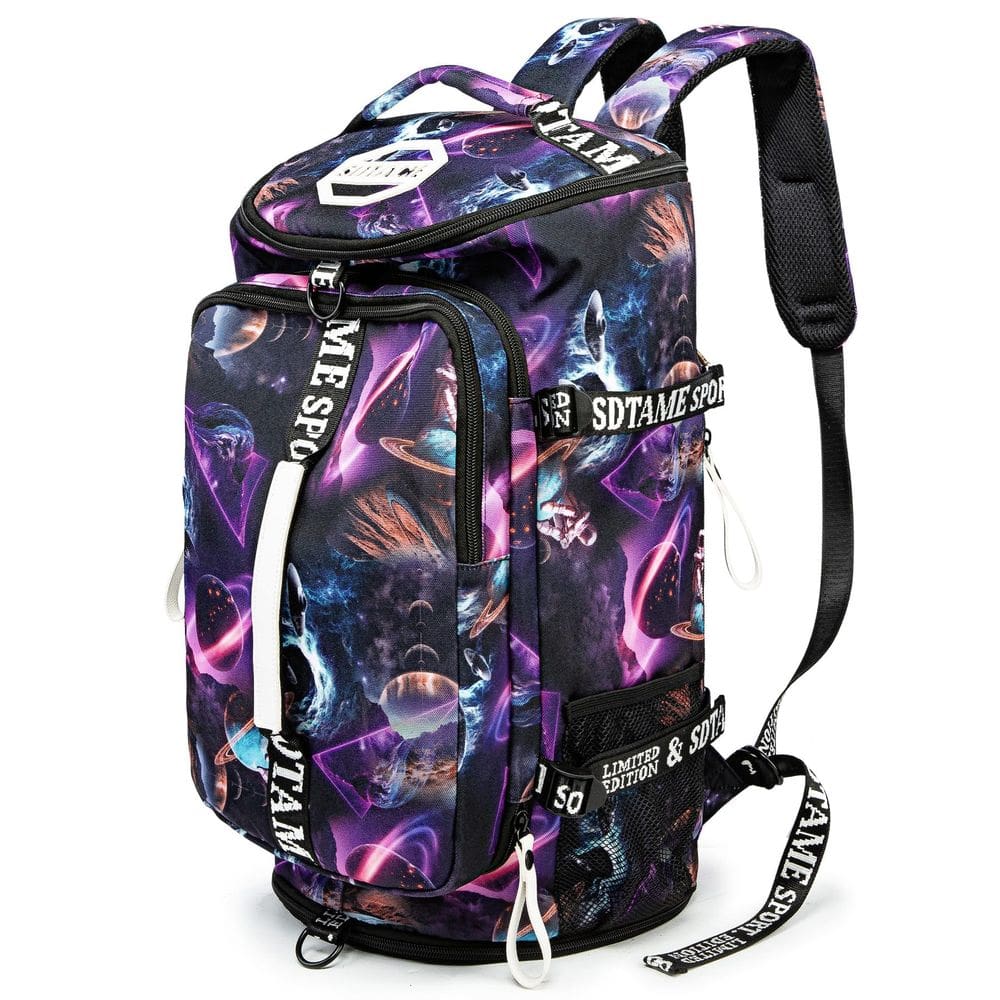 Mochila de ginástica SDTAME com compartimento para sapatos metálico