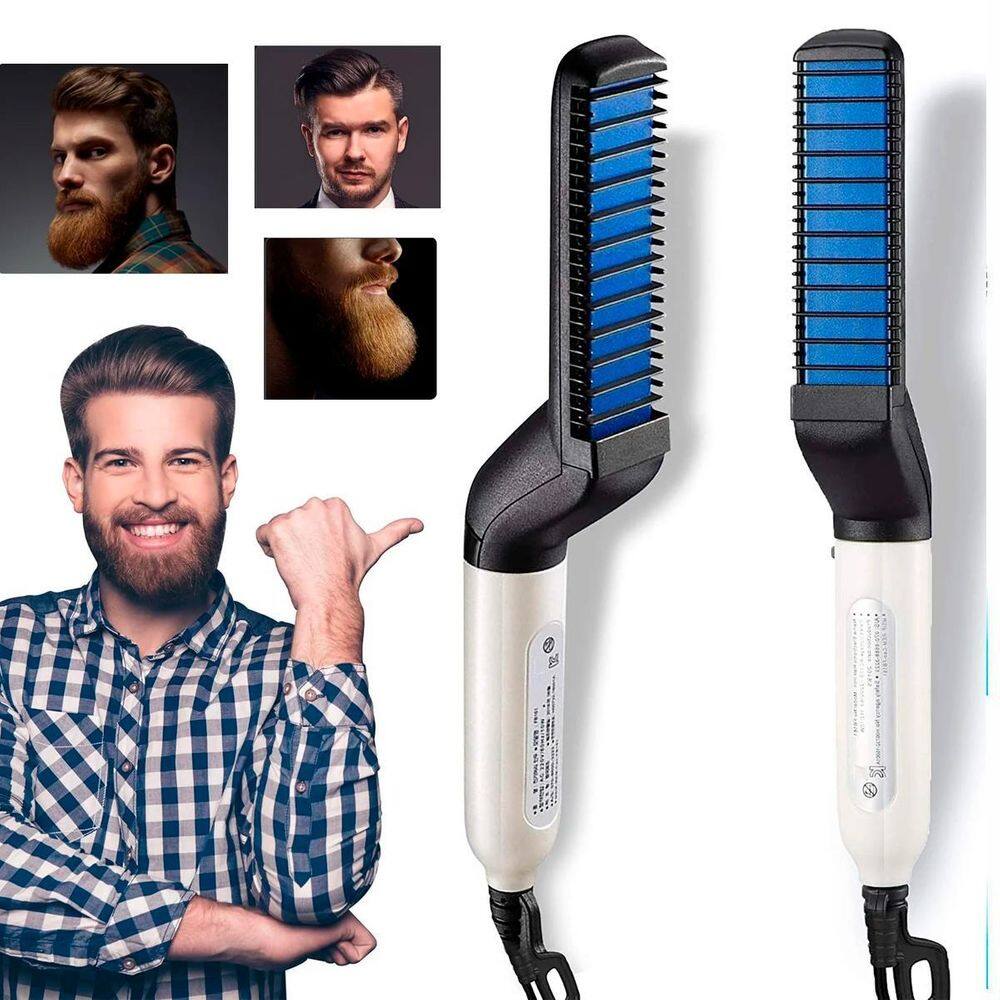 Pente Eletrico Desembaraça Cabelo Curto Longo E Barba