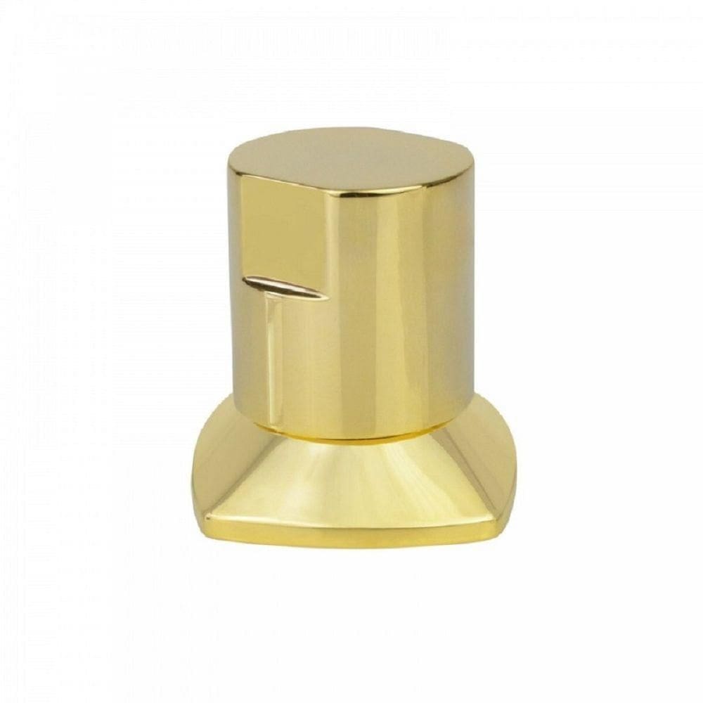 Kit 05 Und Acabamento Registro Dourado Ouro Encaixe Padrao Deca Docol 1.2 E 3.4 Docol