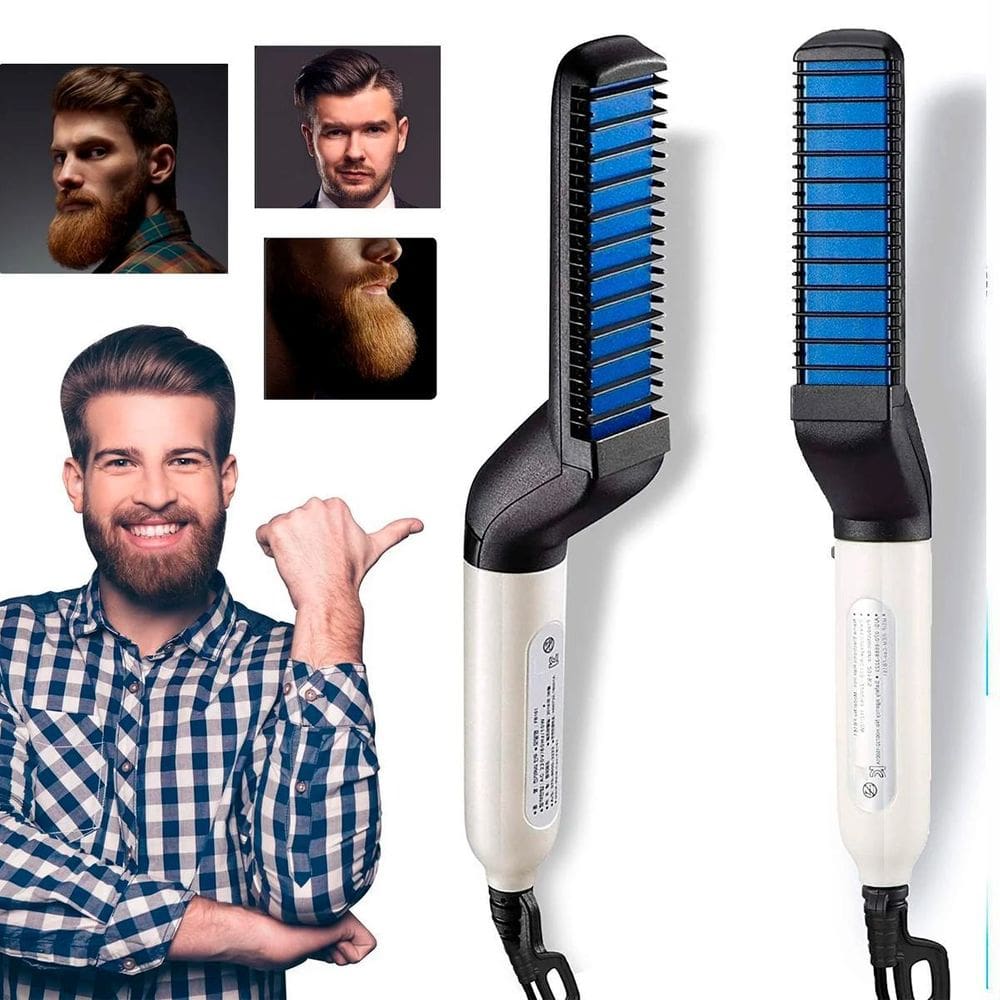 Pente Eletrico Alisador Bivolt Para Cabelo Longo Curto