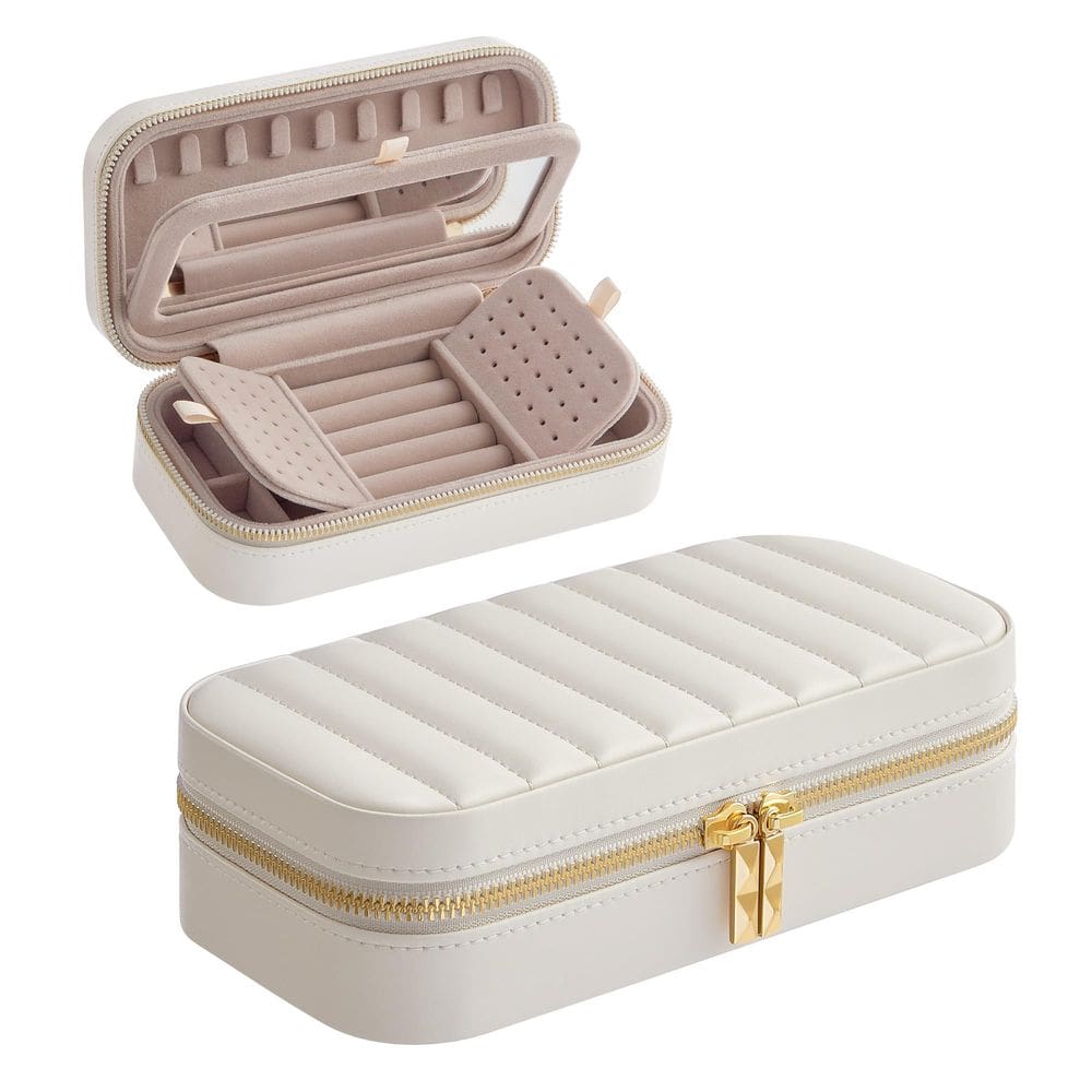 Estojo de joias SONGMICS HOME ANAH Collection UJBC180W01 branco