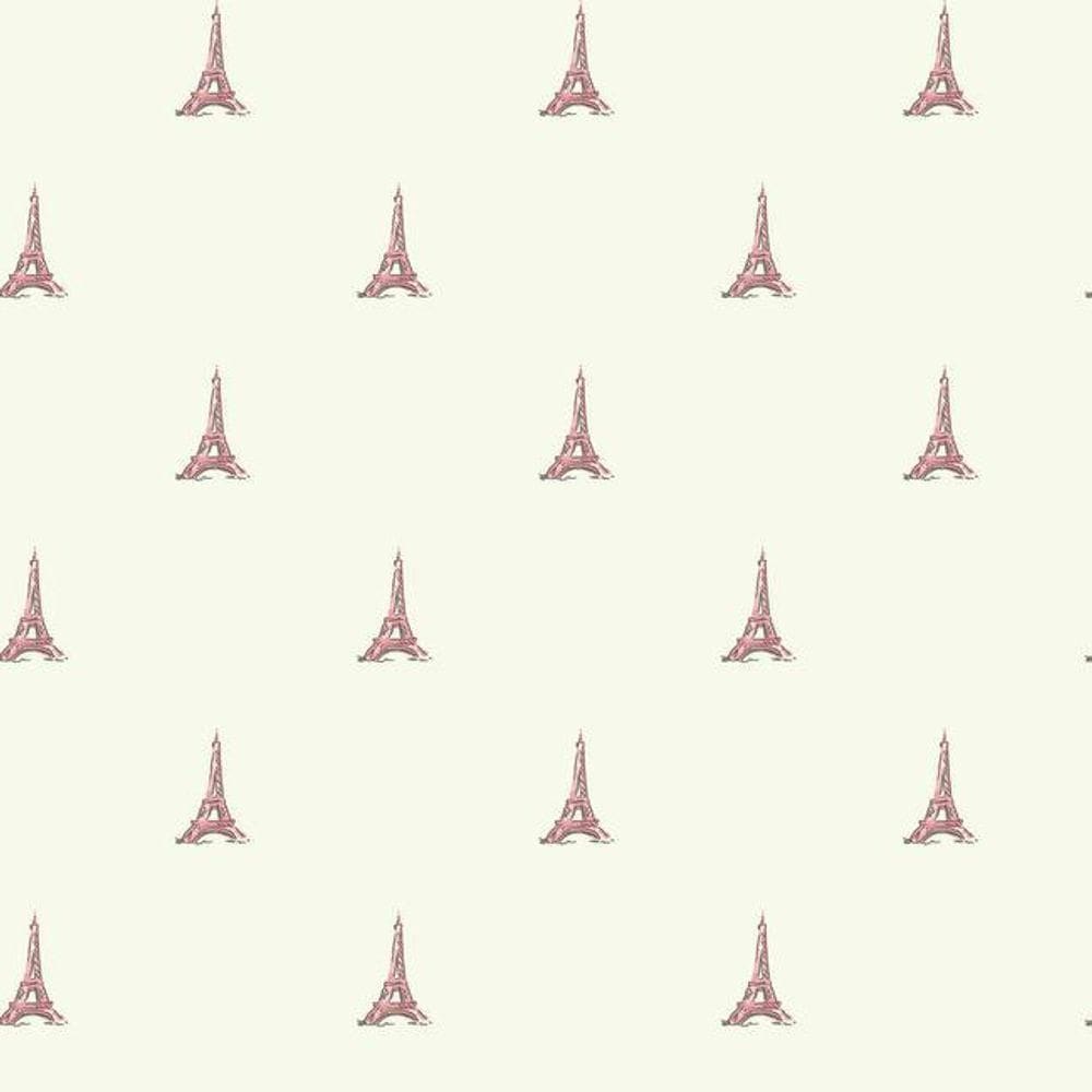 Papel De Parede Waverly Kids Tres Chic Tower Wk6837 - Rolo 10m X 0,52m