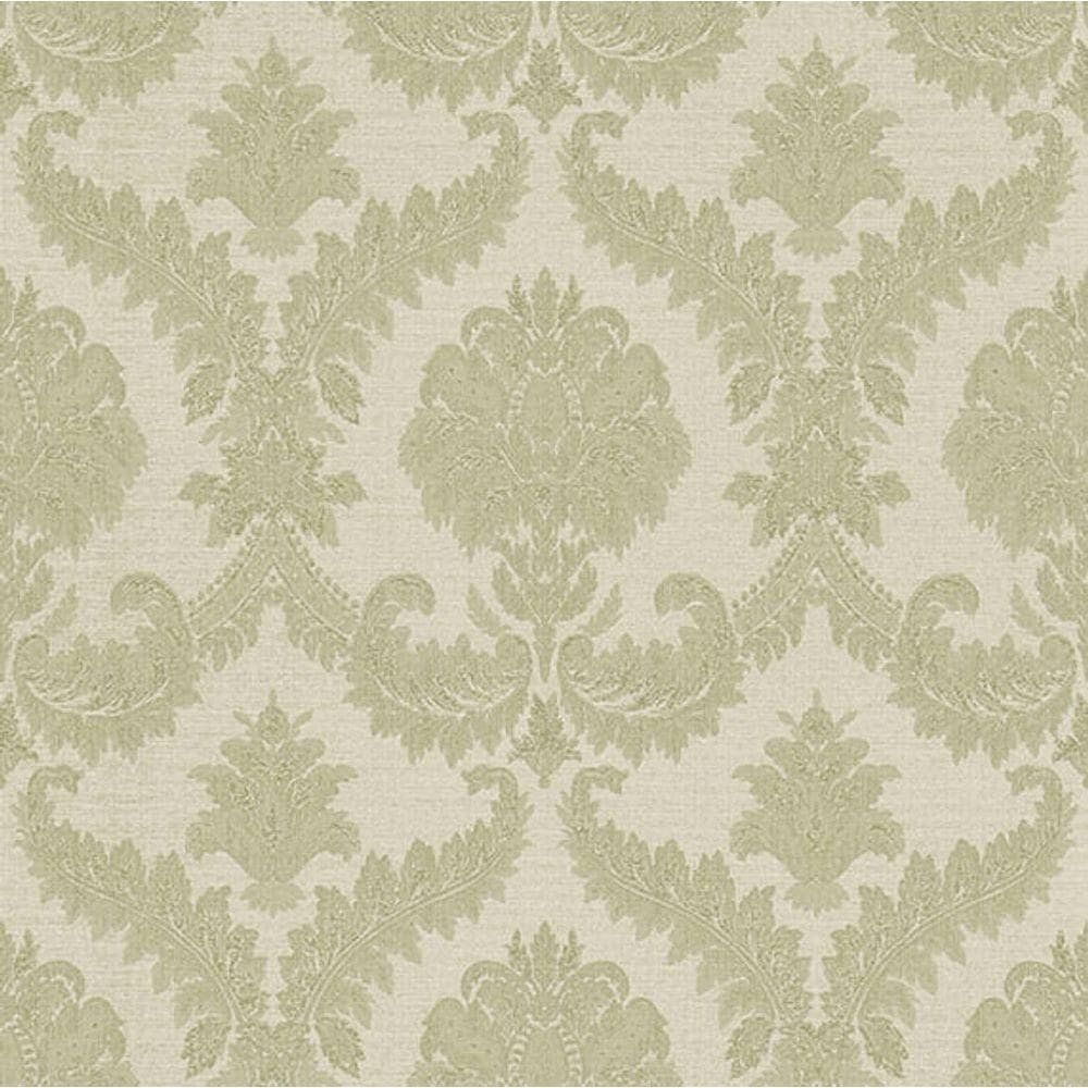 Papel De Parede Tradizioni Damask Verde 33335