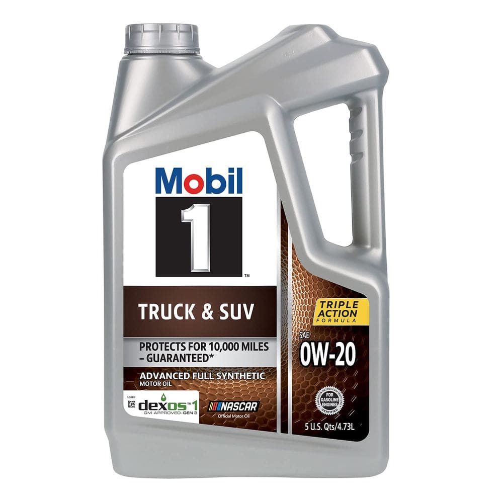 Óleo de motor Mobil 1 para caminhão e SUV totalmente sintético 0W-20 5L