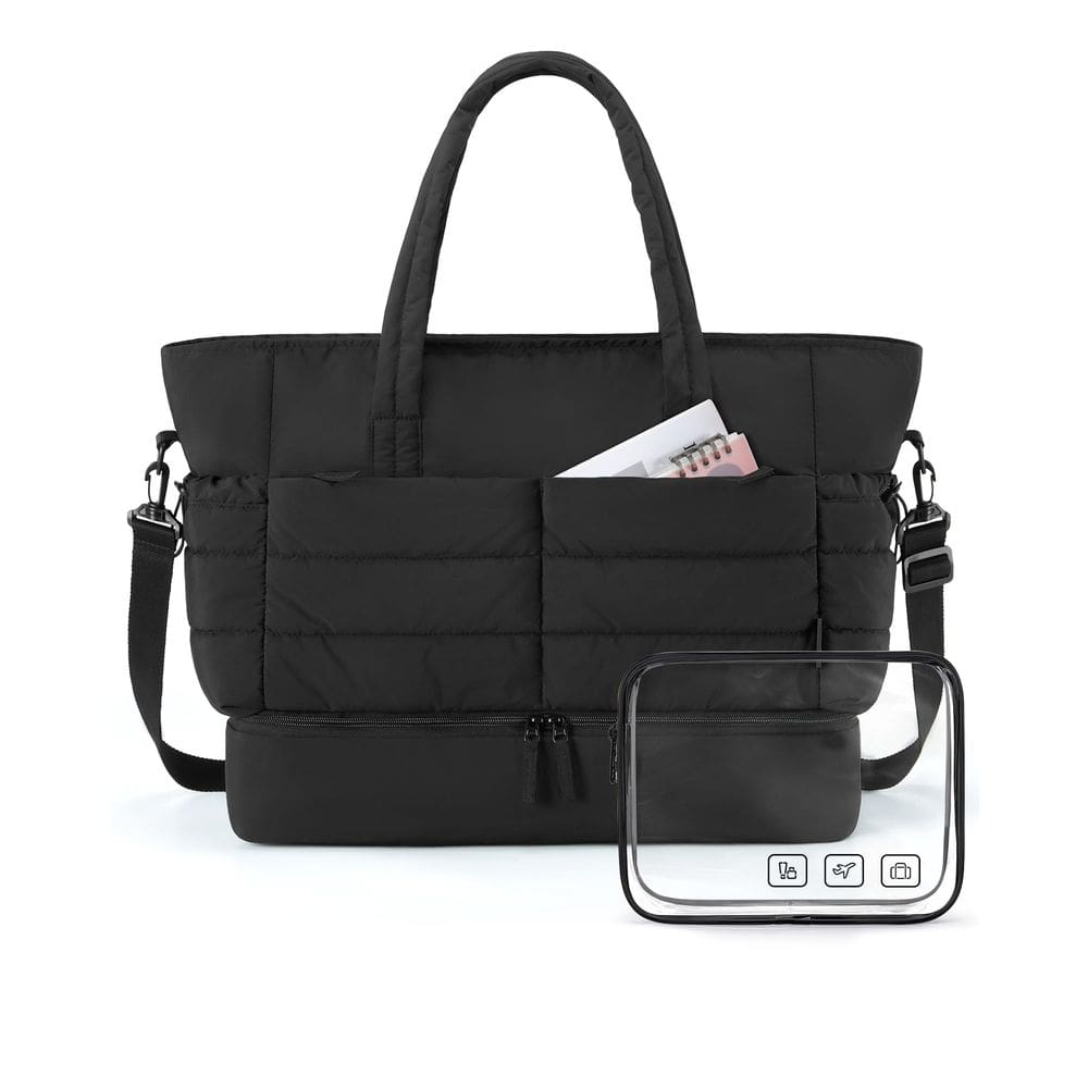 Mochila de viagem BAGSMART Large Weekender para mulheres preta